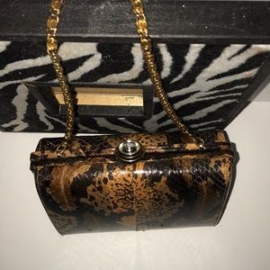 Mini Purse /Gold Hardware and Chain Strap
